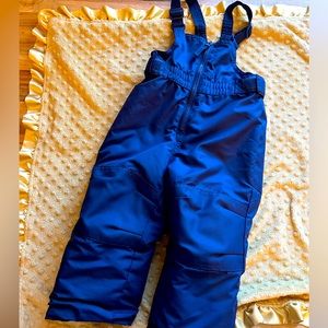 Navy toddler snow pants